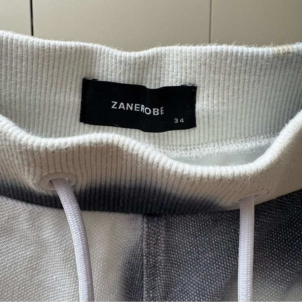 Zanerobe Gray and White Tie-Dye Shorts - Picture 2 of 10